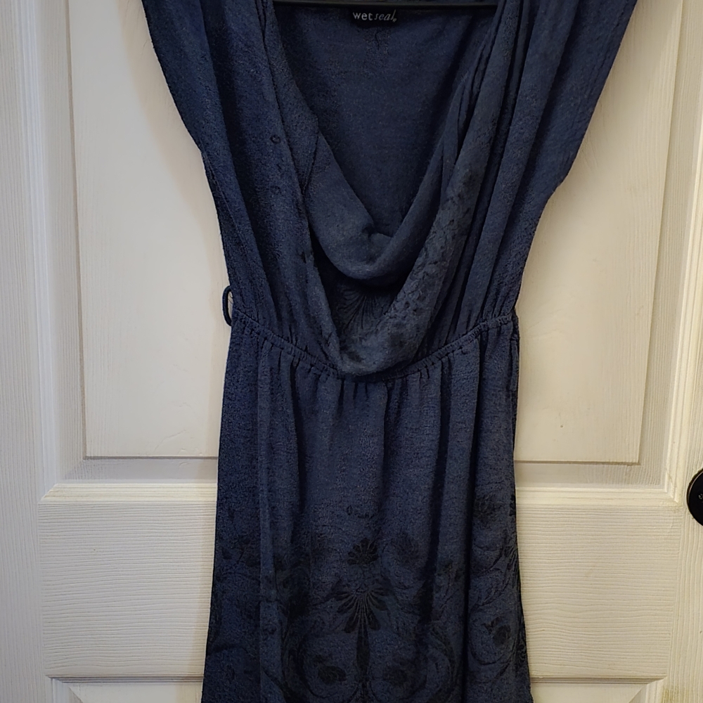 Wet Seal Navy Blue Dress